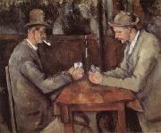 Paul Cezanne Les joueurs de cartes oil